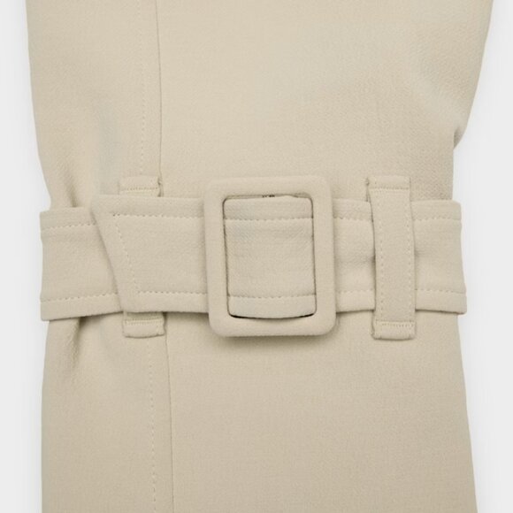 NWT Aritzia The Magnolia Trench Coat - Crepette Marcona Beige S - Picture 12 of 12